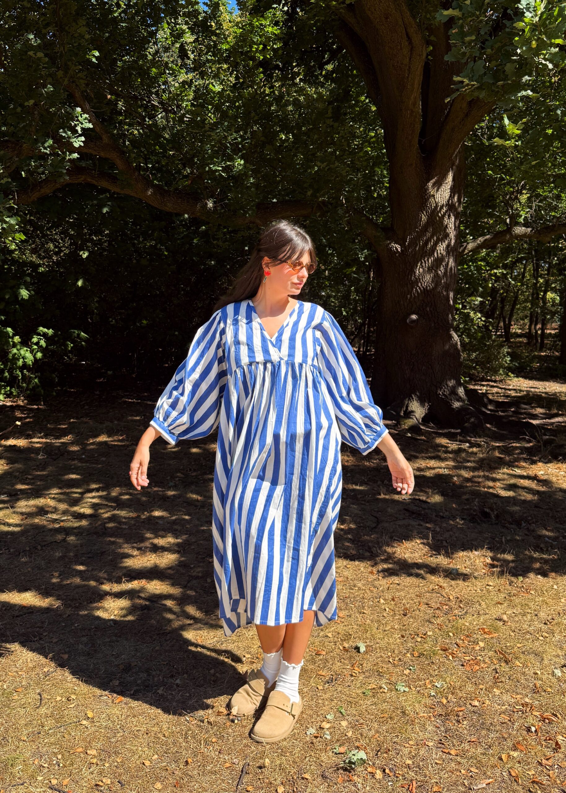 Sailor Song cotton oversize dress - Image 3
